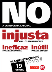 19F Manifestación contra la reforma laboral